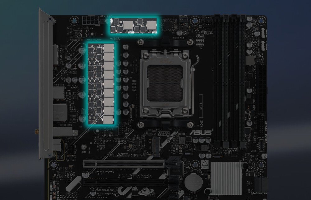 Płyta główna ASUS PRIME B840M-A-CSM kompatybilność procesory układ zasilania