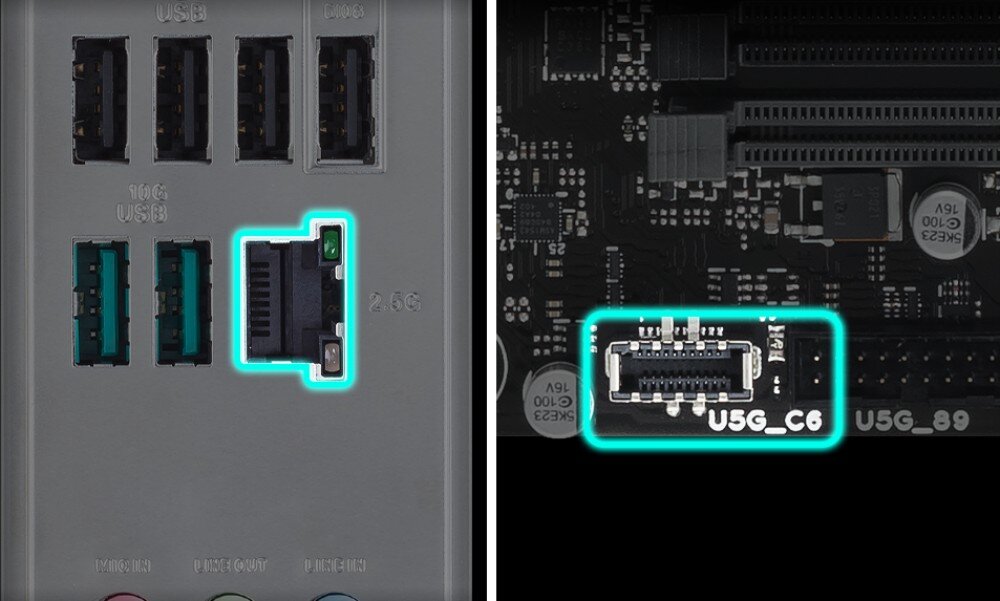 Płyta główna ASUS PRIME B840M-A-CSM porty złącza podłączenie