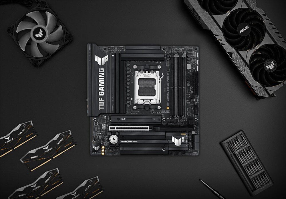 Płyta główna ASUS TUF Gaming B850M-Plus WiFi komponenty cechy zalety wytrzymałość testy