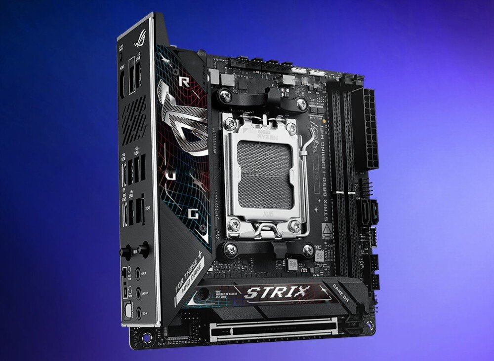 Płyta główna ASUS ROG Strix B850-I Gaming WiFi technologia podkręcenie funkcje