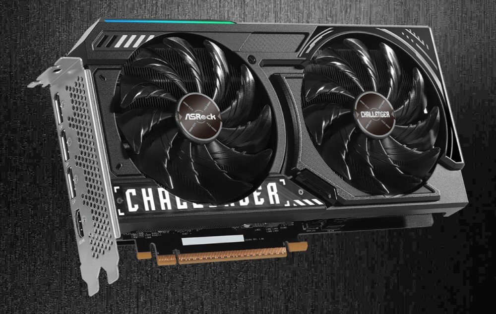 Karta graficzna ASROCK Arc B570 Challenger OC 10GB porty złącza podłączenie HDMI DisplayPort