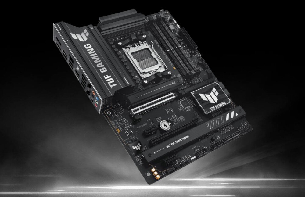 Płyta główna ASUS TUF B850-Plus Gaming WiFi podświetlenie synchronizacja efekty wygląd