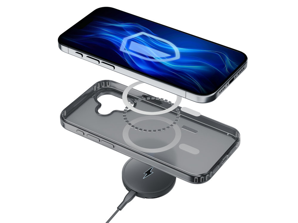 Etui 3MK Frosty Guardx MagSafe iPhone ładowarek indukcyjnych uchwytów samochodowych