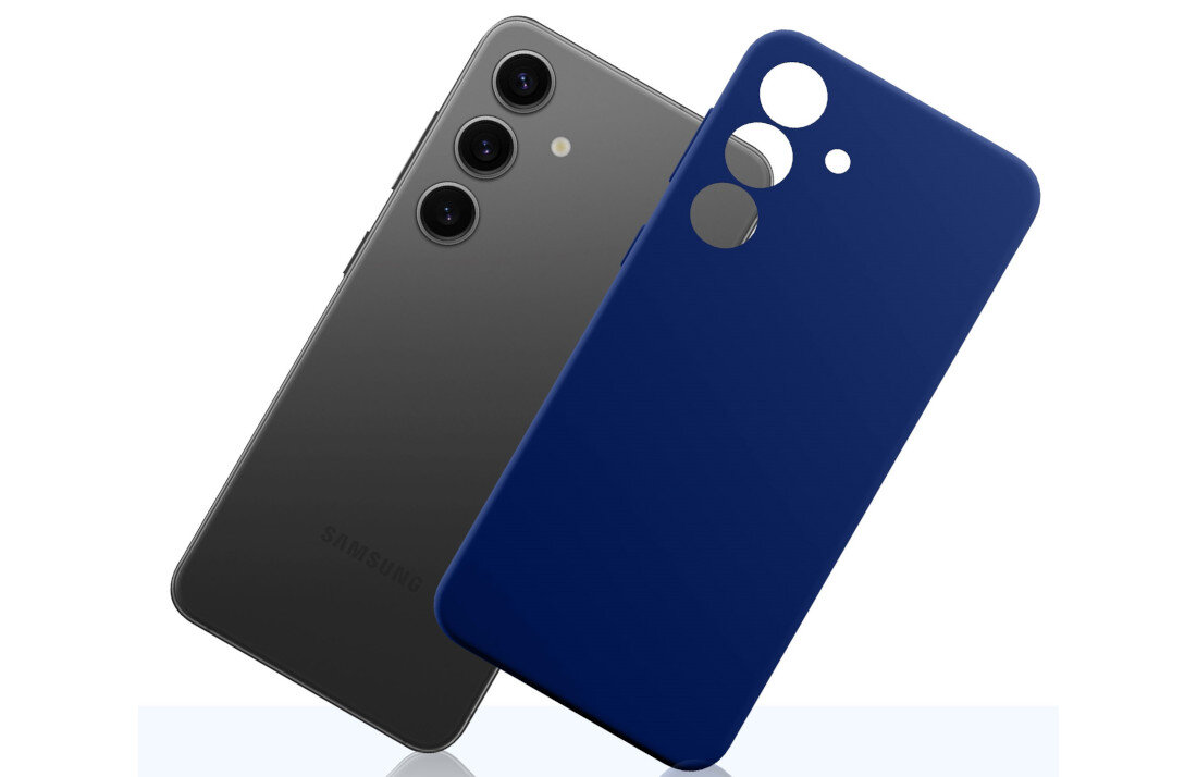 Etui 3MK Silicone Guardx do Samsung Galaxy S24 Niebieski ochrona bezpieczeństwo silikon wysoka jakość testy Military Grade wysoki współczynnik tarcia Komfortowe użytkowanie