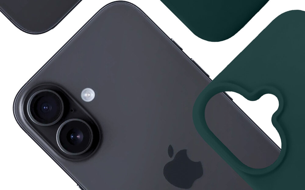 Etui 3MK Silicone Guardx do Apple iPhone 16 Ciemno-zielony właściwości kurz zabrudzenia Zawsze czysty i elegancki