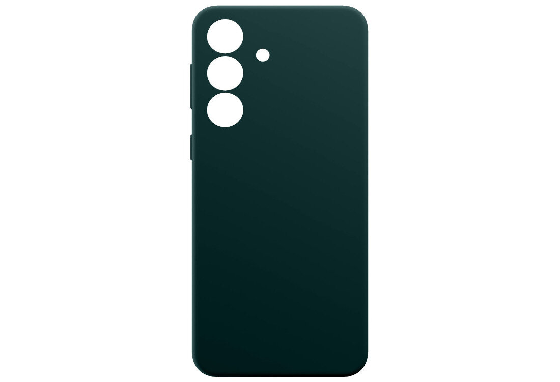 Etui 3MK Silicone Guardx do Samsung Galaxy S24 Ciemno-zielony bezpieczny wytrzymały zadowalający silikon hipoalergiczny detalicznie wykończone miękka mikrofibra