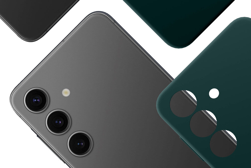 Etui 3MK Silicone Guardx do Samsung Galaxy S24 Ciemno-zielony właściwości kurz zabrudzenia Zawsze czysty i elegancki