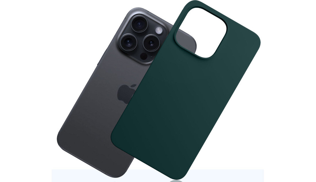Etui 3MK Silicone Guardx do Apple iPhone 16 Pro Max Ciemno-zielony ochrona bezpieczeństwo silikon wysoka jakość testy Military Grade wysoki współczynnik tarcia Komfortowe użytkowanie
