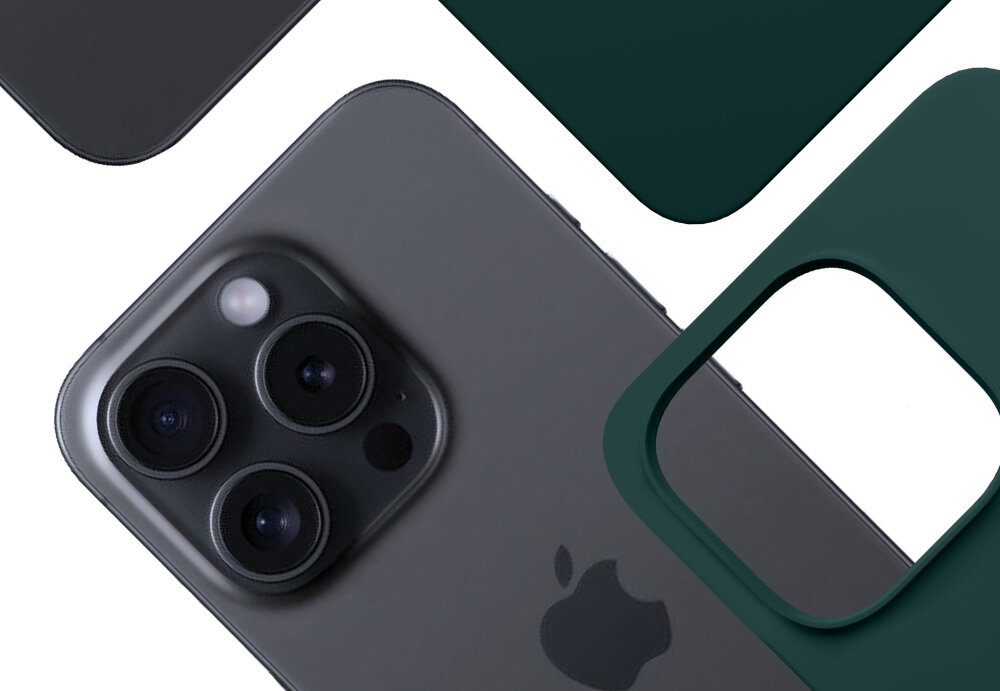 Etui 3MK Silicone Guardx do Apple iPhone 16 Pro Max Ciemno-zielony właściwości kurz zabrudzenia Zawsze czysty i elegancki