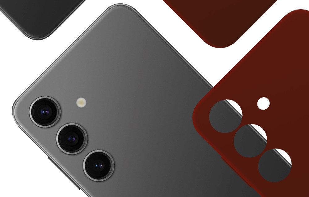 Etui 3MK Silicone Guardx do Samsung Galaxy S24 Ciemno-czerwony właściwości kurz zabrudzenia Zawsze czysty i elegancki