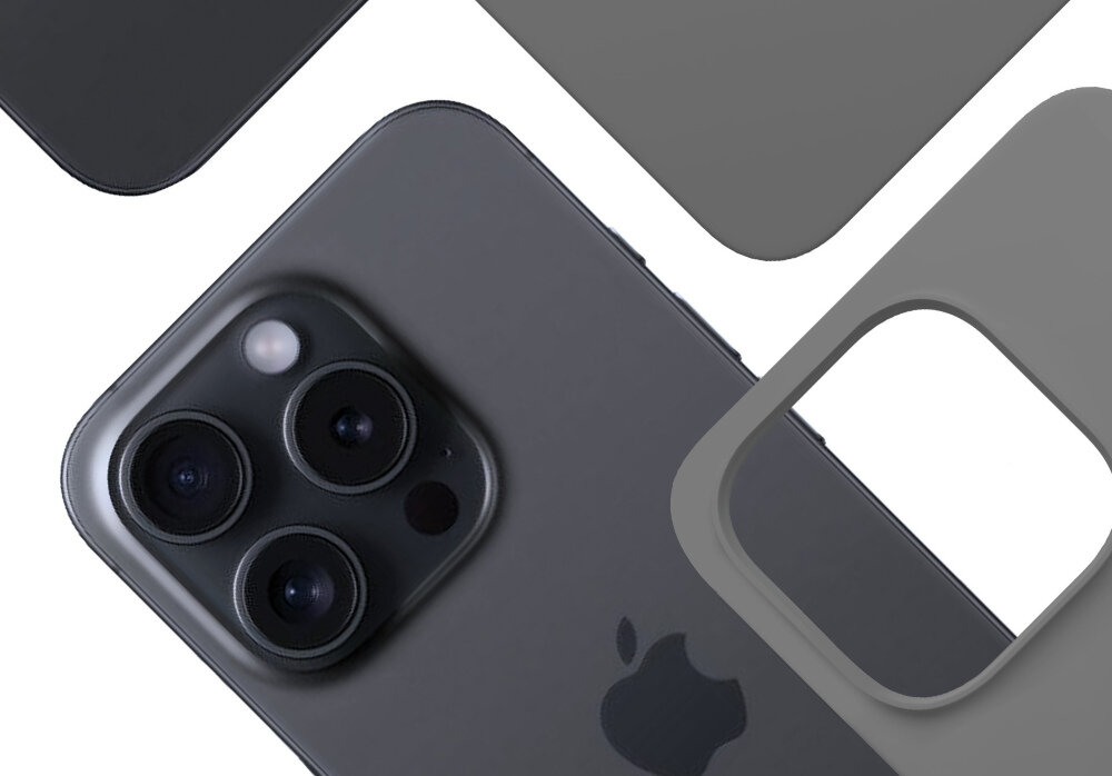 Etui 3MK Silicone Guardx do Apple iPhone 16 Pro Max Szary właściwości kurz zabrudzenia Zawsze czysty i elegancki