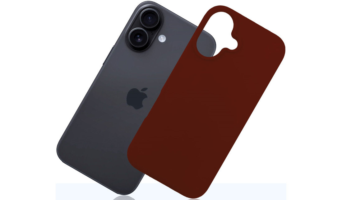 Etui 3MK Silicone Guardx do Apple iPhone 16 Ciemno-czerwony ochrona bezpieczeństwo silikon wysoka jakość testy Military Grade wysoki współczynnik tarcia Komfortowe użytkowanie