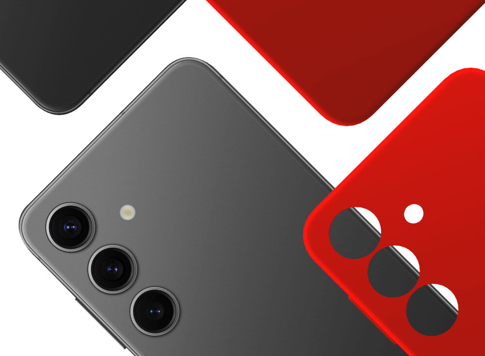 Etui 3MK Silicone Guardx do Samsung Galaxy S24 FE Czerwony właściwości kurz zabrudzenia Zawsze czysty i elegancki