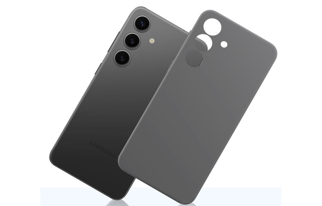 Etui 3MK Silicone Guardx do Samsung Galaxy S24 FE Szary ochrona bezpieczeństwo silikon wysoka jakość testy Military Grade wysoki współczynnik tarcia Komfortowe użytkowanie