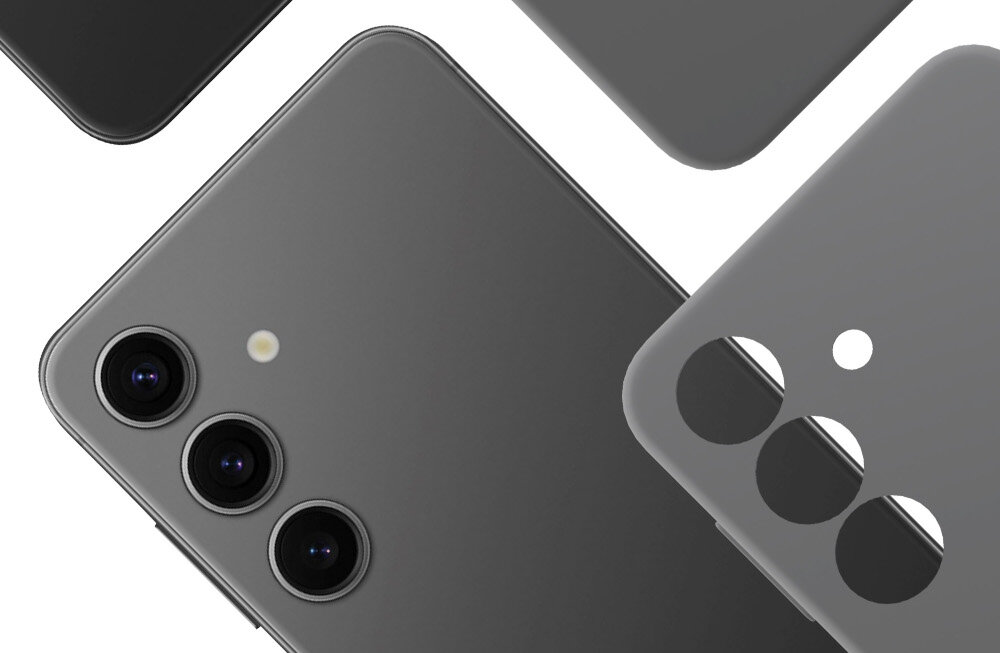 Etui 3MK Silicone Guardx do Samsung Galaxy S24 FE Szary właściwości kurz zabrudzenia Zawsze czysty i elegancki