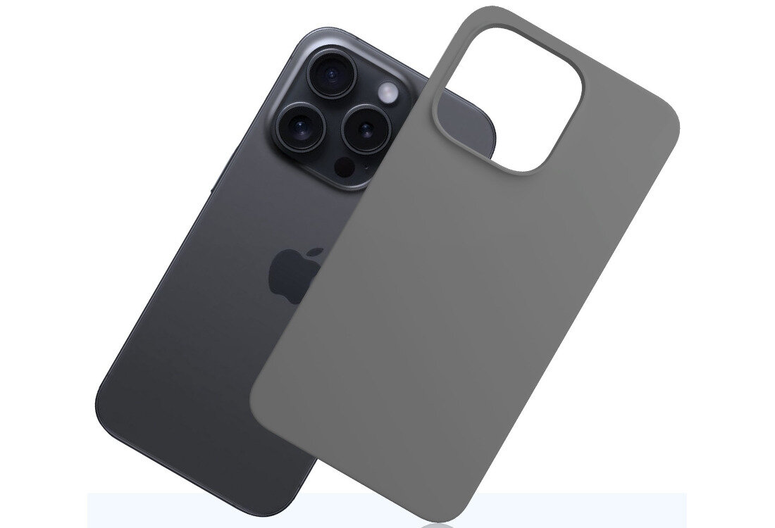 Etui 3MK Silicone Guardx do Apple iPhone 16 Pro Szary ochrona bezpieczeństwo silikon wysoka jakość testy Military Grade wysoki współczynnik tarcia Komfortowe użytkowanie