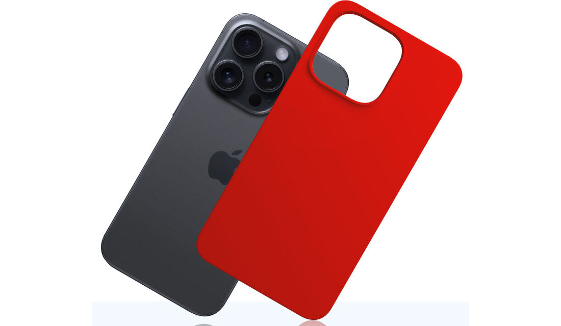 Etui 3MK Silicone Guardx do Apple iPhone 16 Pro Max Czerwony ochrona bezpieczeństwo silikon wysoka jakość testy Military Grade wysoki współczynnik tarcia Komfortowe użytkowanie