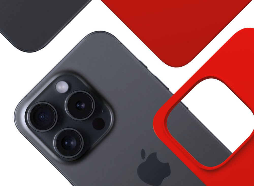 Etui 3MK Silicone Guardx do Apple iPhone 16 Pro Max Czerwony właściwości kurz zabrudzenia Zawsze czysty i elegancki