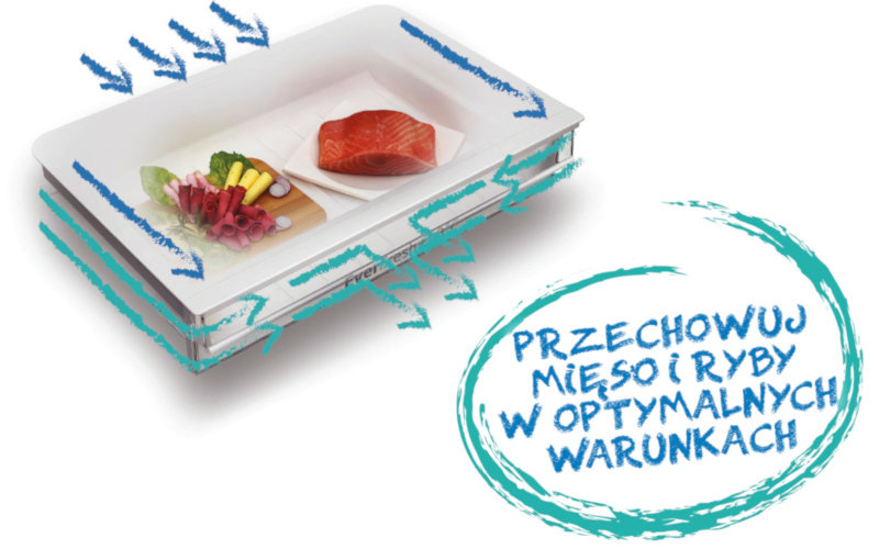 Beko GNE60021X - Komora zero