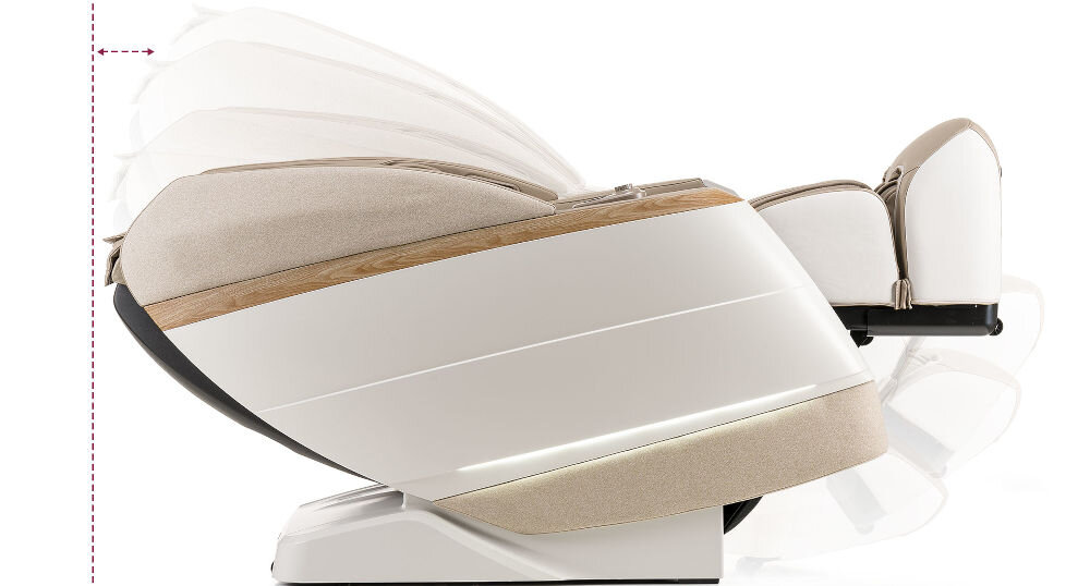 Fotel masujący IREST Queentri Czarno-beżowy Zero Wall relaks umieszczenie możliwości