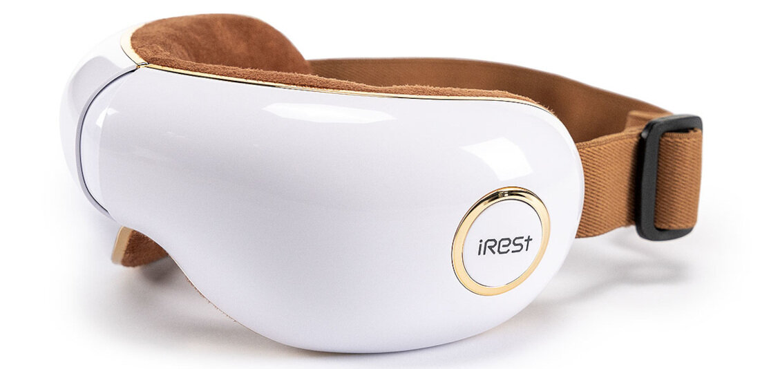 Masażer do oczu IREST C58S wygląd design prezentacja wizualizacja Chwila relaksu zawsze pod ręką Ulga dla zmęczonych oczu