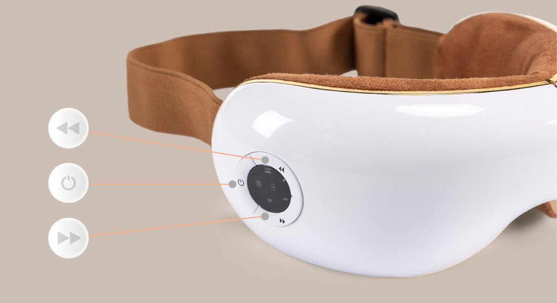 Masażer do oczu IREST C58S Prosta obsługa