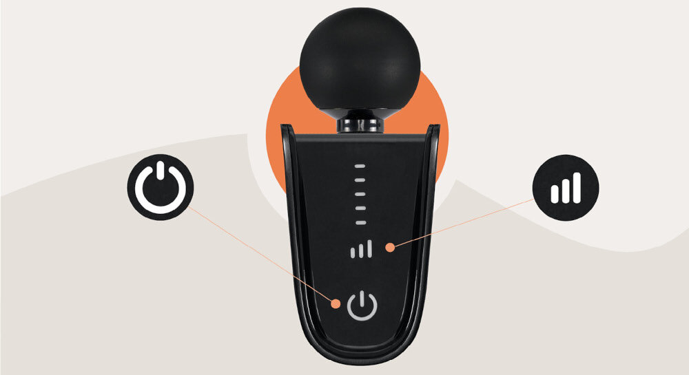 Masażer ręczny Gun IREST C513S Prosty w obsłudze zaledwie z 2 przycisków