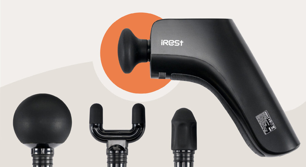 Masażer ręczny Gun IREST C513S Głowica kulista Głowica w kształcie litery U Głowica cylindryczna Głowica płaska
