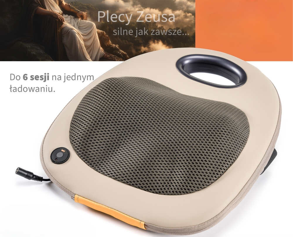 Poduszka masująca IREST D260C Podgrzewanie Ugniatanie wygląd wizualizacja prezentacja design tło