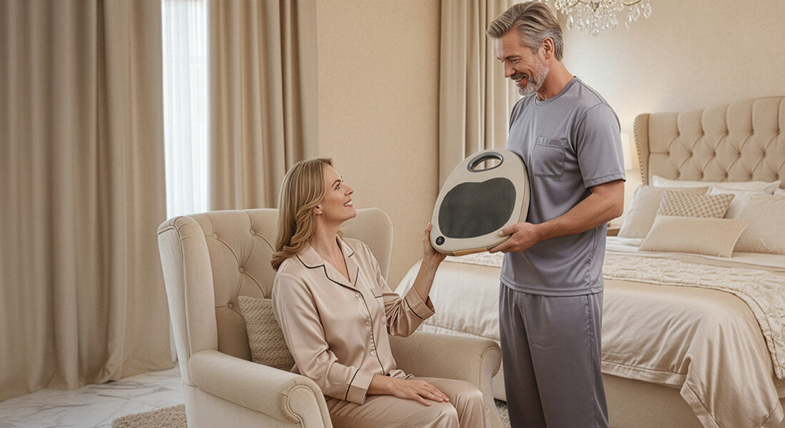 Poduszka masująca IREST D260C Podgrzewanie Ugniatanie waga forma waga