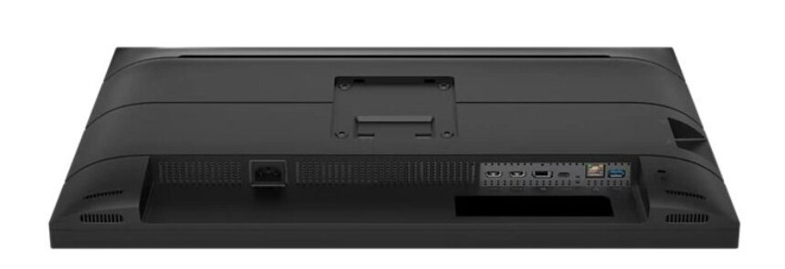 Monitor PHILIPS 27B1U3900/00 na białym tle - tył monitora bez podstawki.