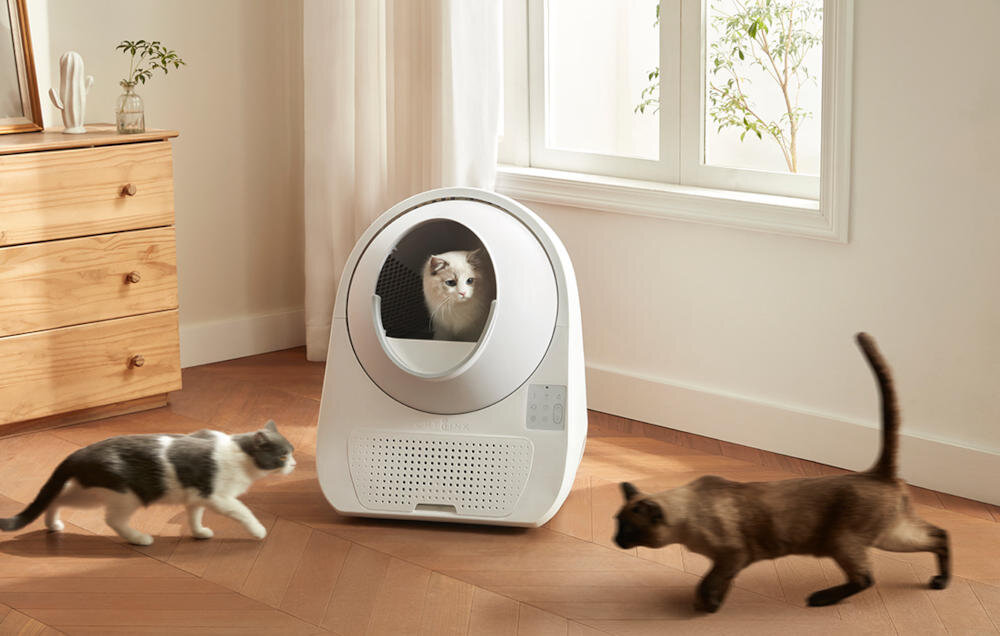 CatLink kuweta bezpieczeństwo zwierzak podwójny system ochrona czujniki grawitacyjne obecność zabezpieczenie uszczypnięcie przytrzaśnięcie łapa