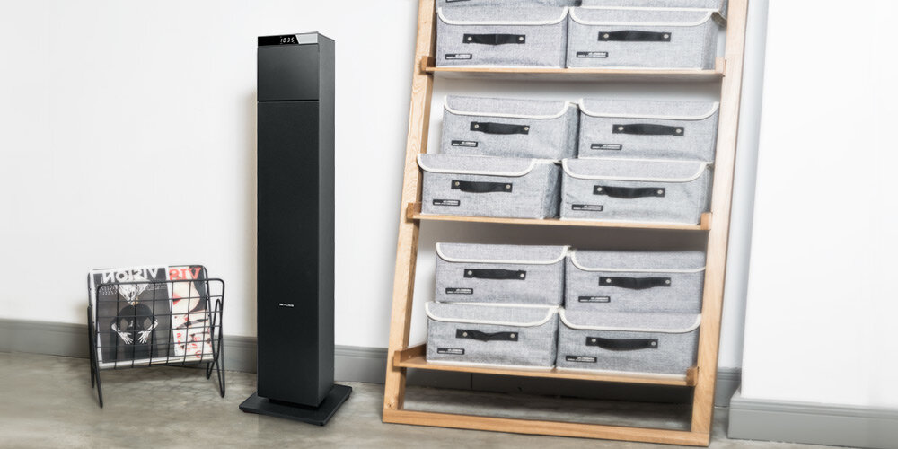 Power audio MUSE M-1325 BTC konstrukcja jakość