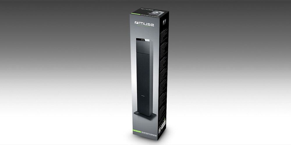 Power audio MUSE M-1325 BTC moc technologia częstotliwość