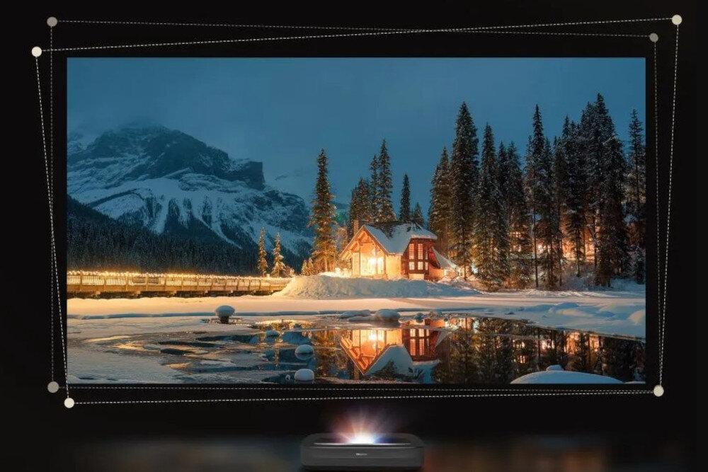 Projektor HISENSE PL2 - Wygodne sterowanie z Control, projektor wyświetla obraz