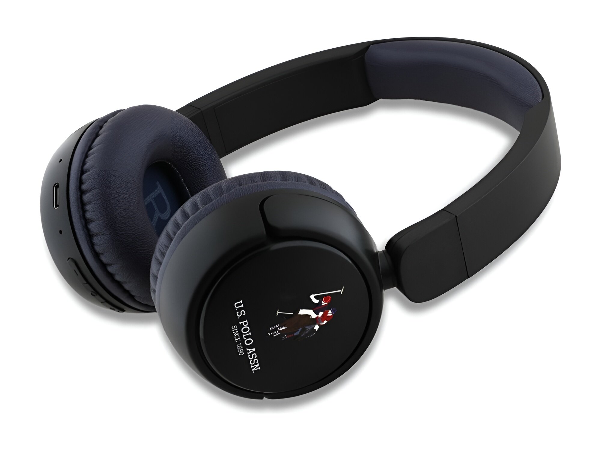 Słuchawki nauszne U.S. POLO ASSN. DH Color Logo Słuchawki leżące asystent głos głosowy odbieranie zasięg rozmowa