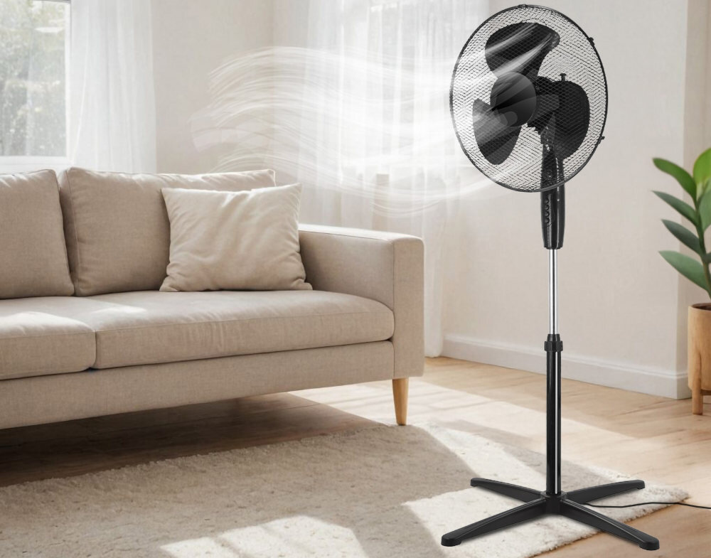 Wentylator GOCKOWIAK Koud Czarny wygląd design prezentacja wizualizacja Chłodzenie każdego dnia