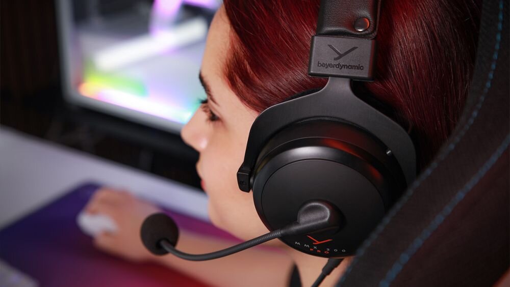 Słuchawki BEYERDYNAMIC MMX 300 Pro mowa zrozumienie glos polaczenia rozmowy