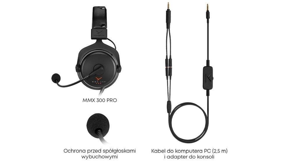 Słuchawki BEYERDYNAMIC MMX 300 Pro