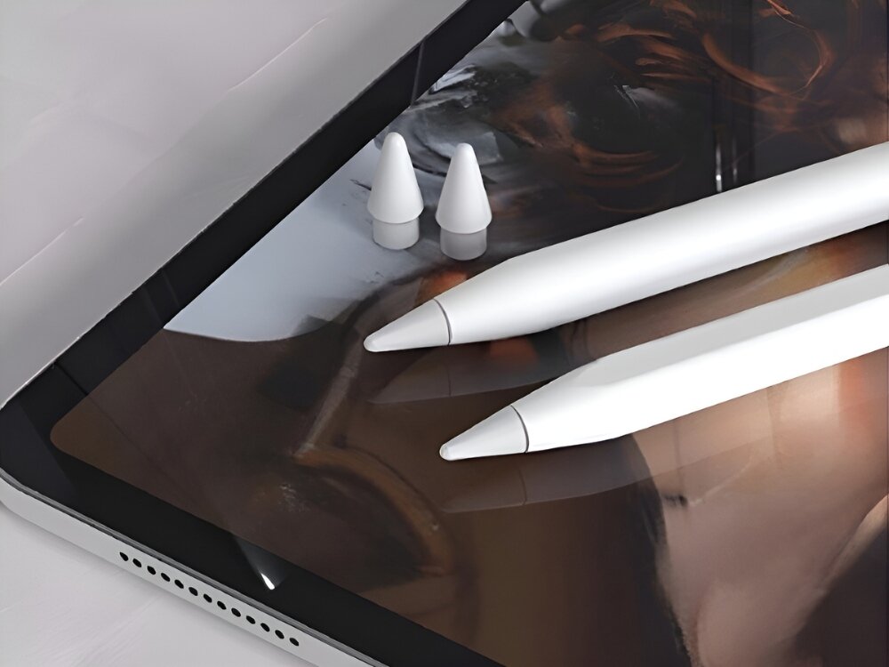 Wymienne końcówki 4smarts do Apple Pencil
             rysiki na tablecie zestaw wszechstronność kompatybilność rysiki i końcówki na tablecie