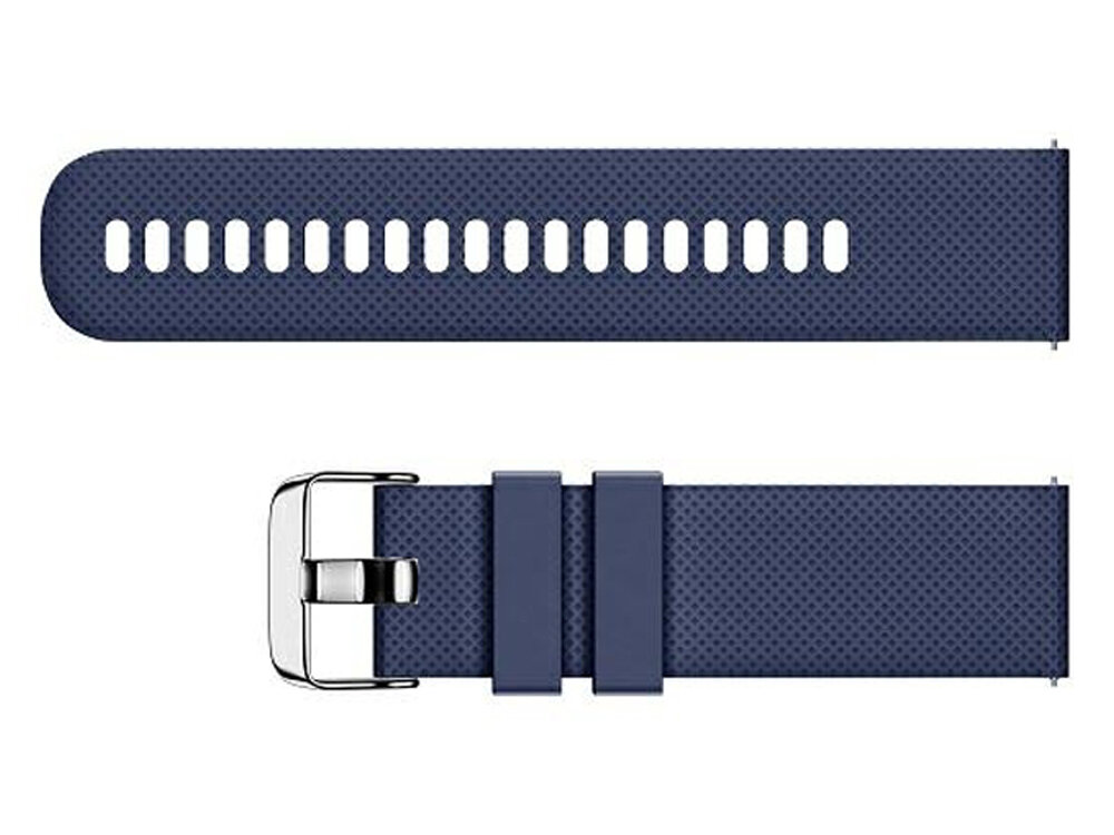 BELINE Grid Texture Silicone elastycznego silikonu miękkości Tekstura w formie siatki regulowane zapięcie ze stali nierdzewnej pasuje do różnych modeli smartwatchy - pasek na płasko
