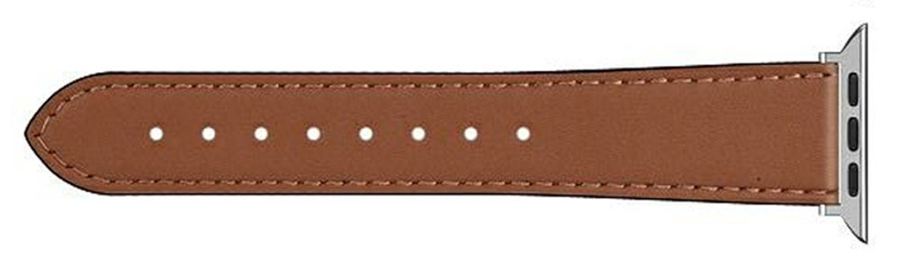 BELINE Hermes Leather Skórzany pasek miękkiej i lekkiej skóry naturalnej - pasek strona z dziurkami