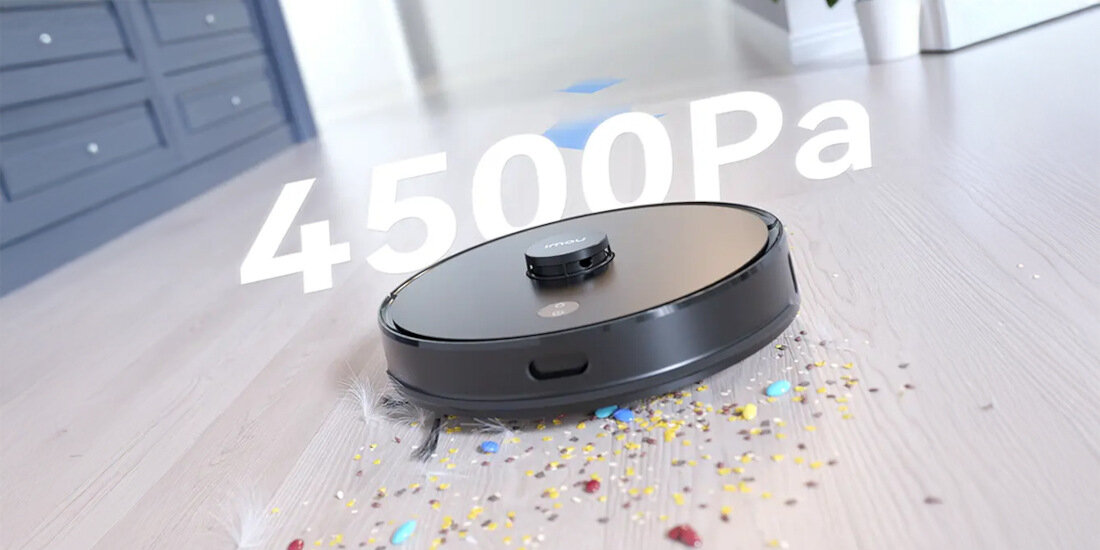 Robot sprzątający IMOU Vacuum Cleaner RV1 strażnik czystości moc ssania szczotka walcowa kształt kurz sierść zanieczyszczenia podłogi dywan