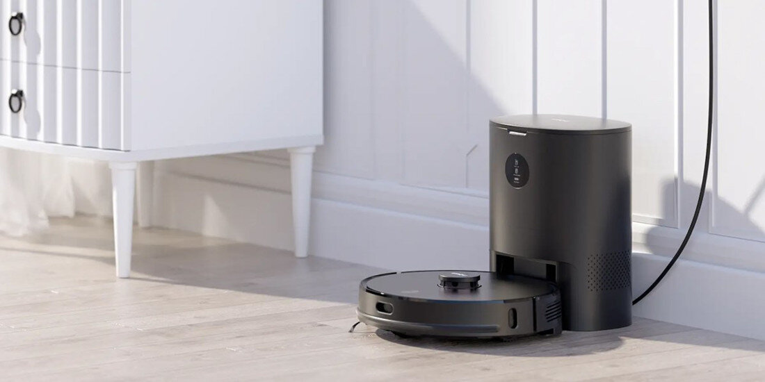 Robot sprzątający IMOU Vacuum Cleaner RV1 Pro Max wygląd prezentacja design