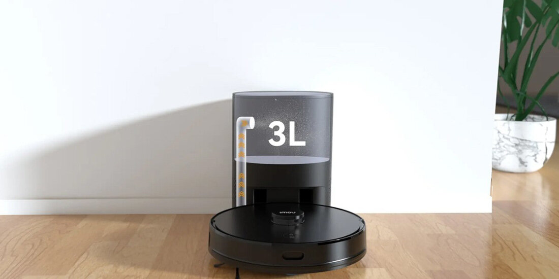 Robot sprzątający IMOU Vacuum Cleaner RV1 Pro Max Automatyczne opróżnianie worek pojemność czas użytkowanie obsługa czystość