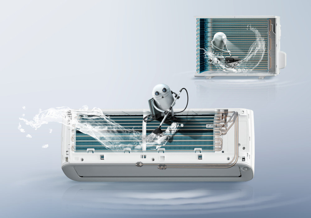 Klimatyzator HISENSE Split Energy Pro Plus QG25 zapobiega przed narastaniem plesni