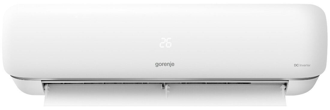 Klimatyzator Split, Pompa ciepła powietrze - powietrze GORENJE Pandora PAN70IN KG PAN70OUT2 Sterowanie z każdego miejsca Łączność Wi-Fi aplikacja mobilna  Tryb Smart Tryb nocny prezentacja na białym tle na wprost