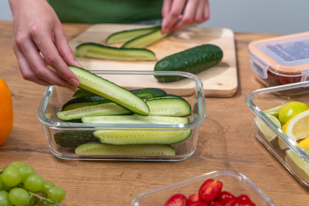 Lunch box (4 sztuki) piekarnik mycie w zmywarce