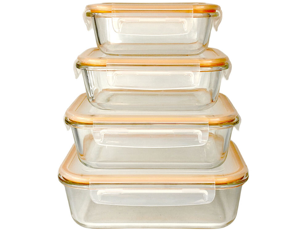 Lunch box (4 sztuki) zestaw pojemność