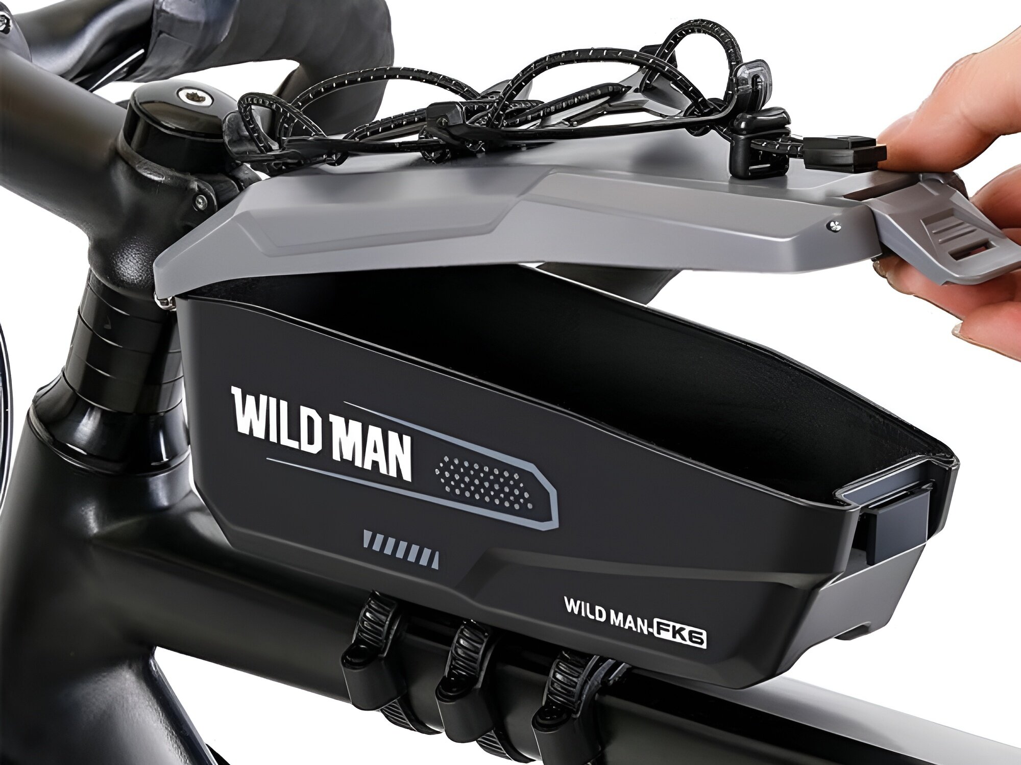 Torba rowerowa na ramę WILDMAN FK6
torba rowerowa otwarta uchwyt telefon mocowanie wygoda